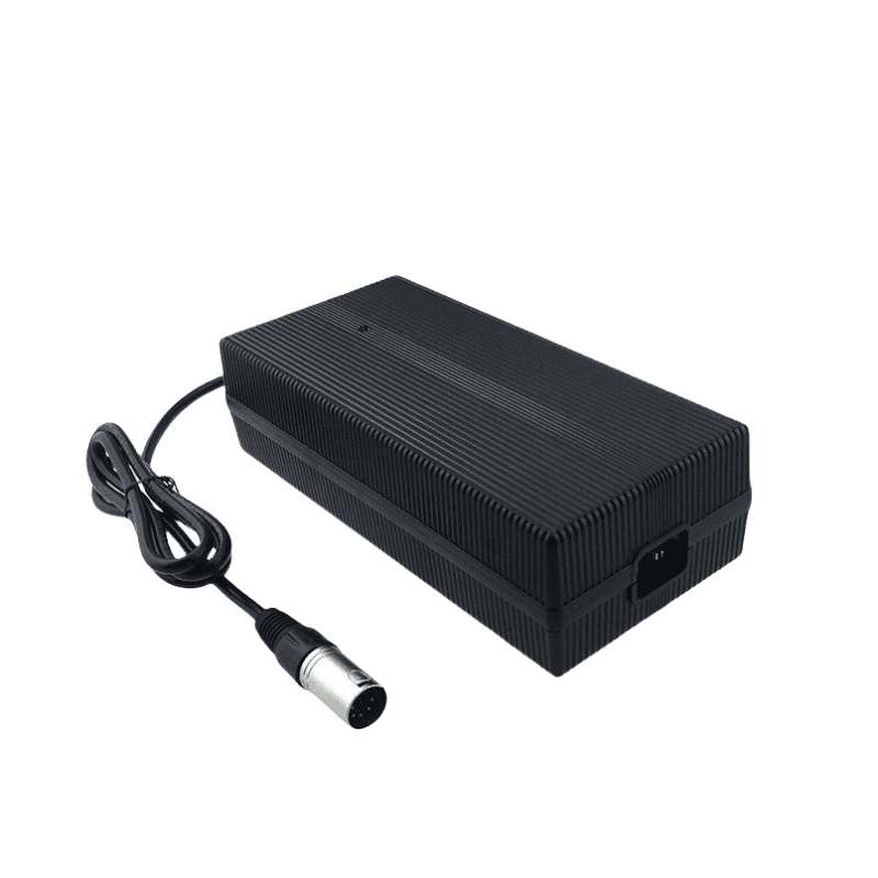 50.4V 8A Li-ion battery charger for 12S 44.4V lithium battery packs from Phonix China factory