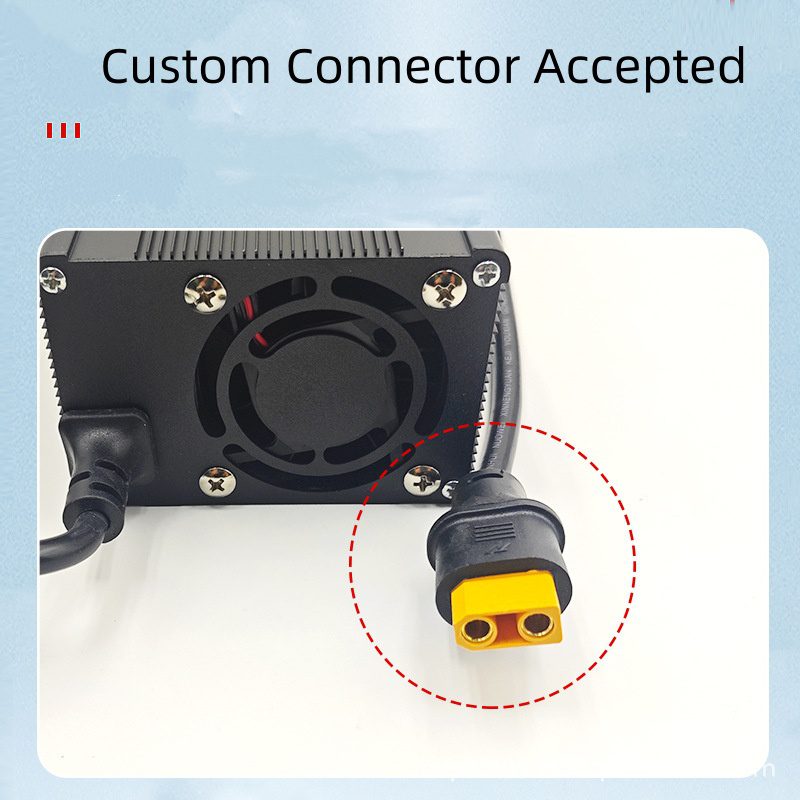 15S 54.8V 5A LiFePO4 Charger – Smart 48V Lithium Battery Charger with Anderson connection