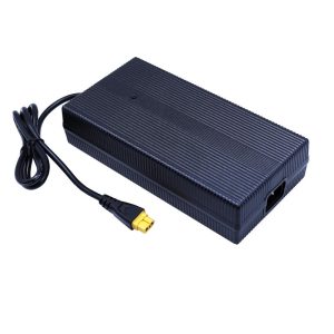 29.4V 15A Li-ion battery charger for 7S 25.9V lithium packs with AGV connector from Phonix China factory