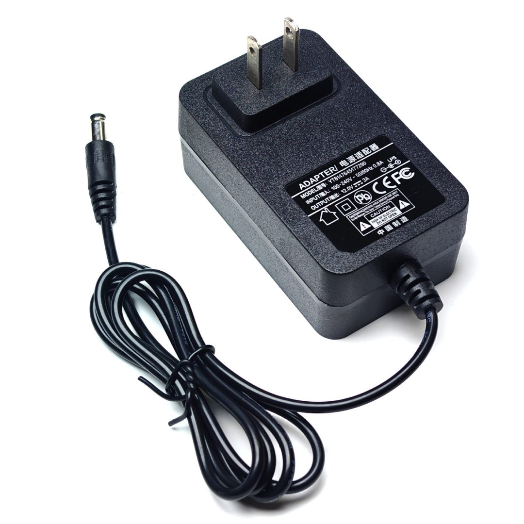 36W AC-DC power adapter for LED lighting and electronic devices