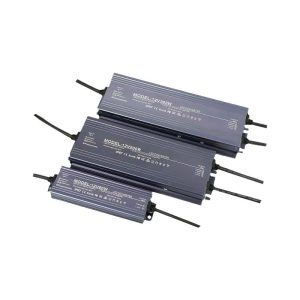 Phonix Power IP67 waterproof AC-DC power adapter, available in 12V/24V/36V/48V/60V with power ratings from 60W to 2000W, designed for outdoor LED lighting and industrial applications.