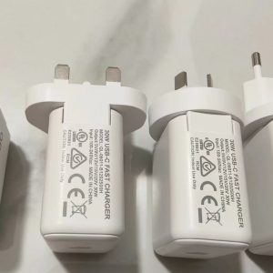 Phonix 30W USB-C Interchangeable Fast Charger, Single-Port PD 3.0 / QC 3.0 Smart Adapter for Phone and Laptop