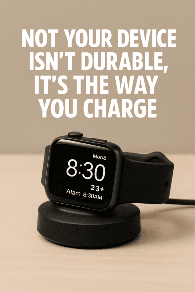 smartwatch charger with AI monitor  from phonix charger.