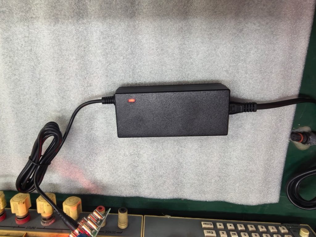 Engineered for 48V LiFePO4 battery charger in charging with red LED 