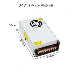 12V 24V 5A 10A 20A ventilated and enclosed battery chargers
