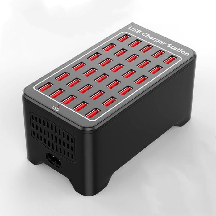 Phonix supply 30 ports 5V 2.4A charger 150W